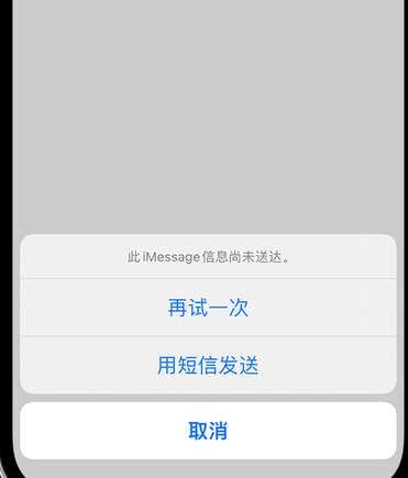 武义apple维修iPhone上无法正常发送iMessage信息