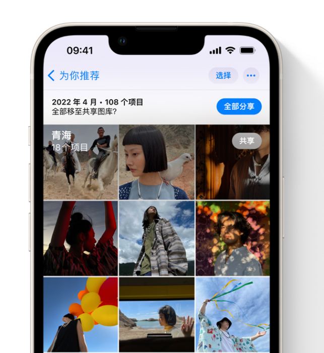 武义苹果维修网点分享在 iPhone 上使用共享图库 