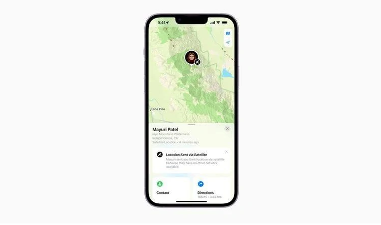 武义苹果14维修分享iPhone14系列中 FindMy功能通过卫星分享位置方法教程 