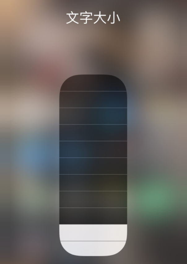 武义苹果手机维修分享小技巧：在 iPhone 控制中心快速调节字体大小 