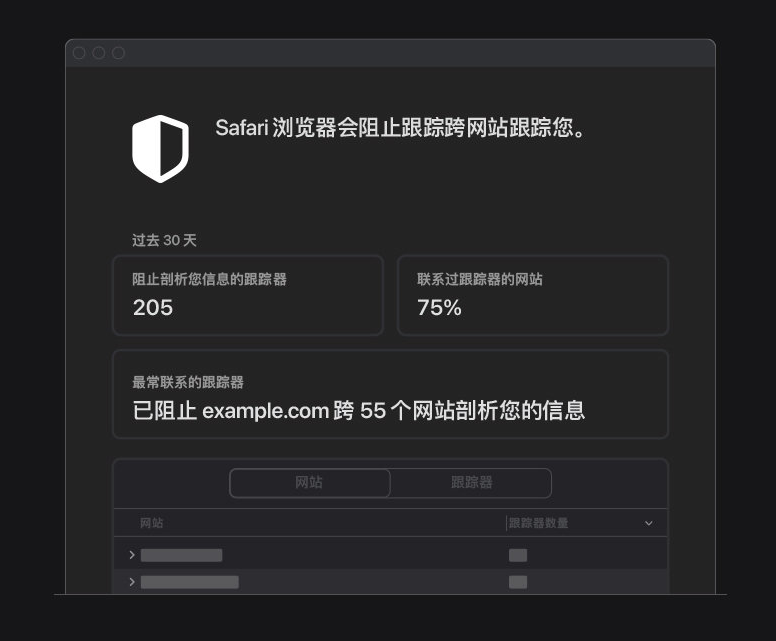 武义苹果手机维修分享如何在 Safari 浏览器中查看和打开隐私报告 