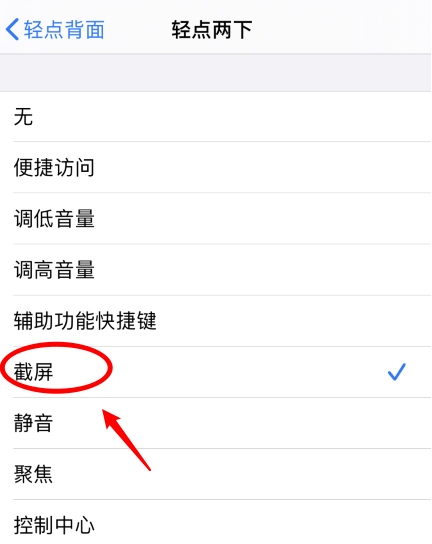 武义苹果手机维修分享iPhone12如何启用双击截屏 